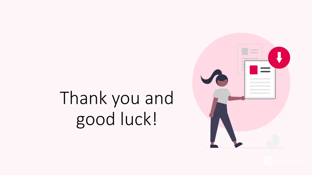 thank you and good luck
