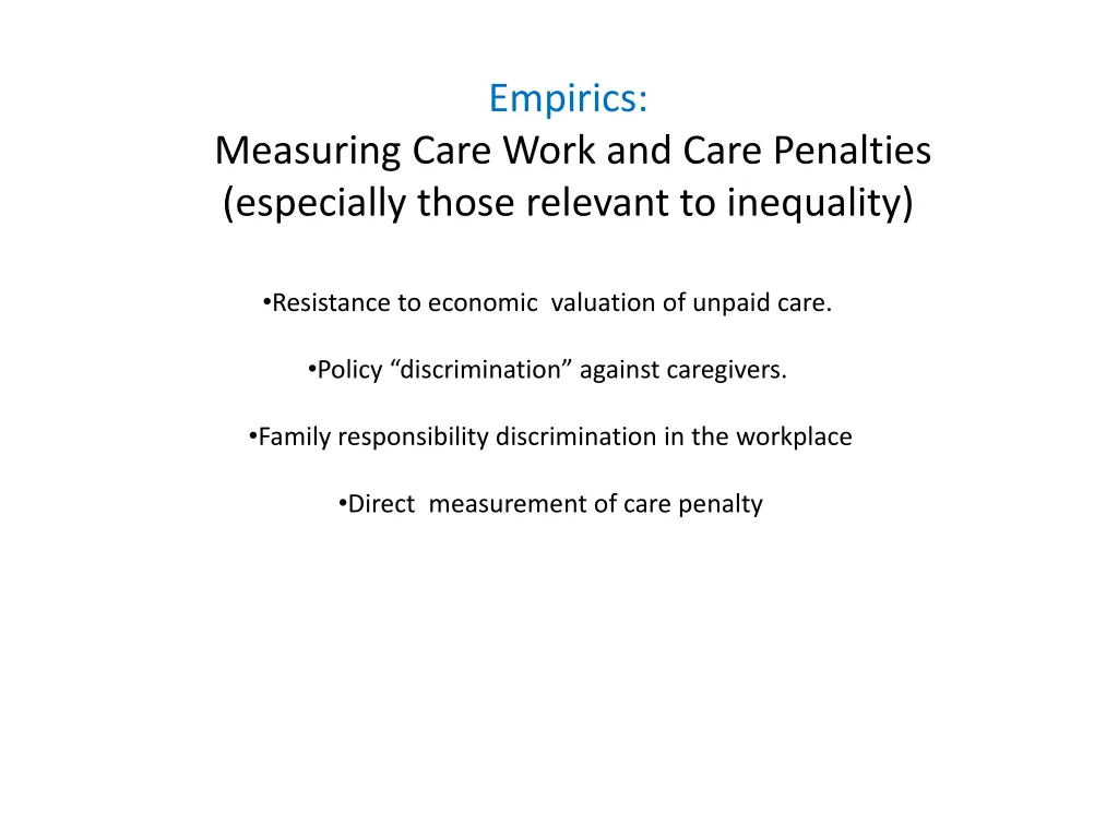 empirics