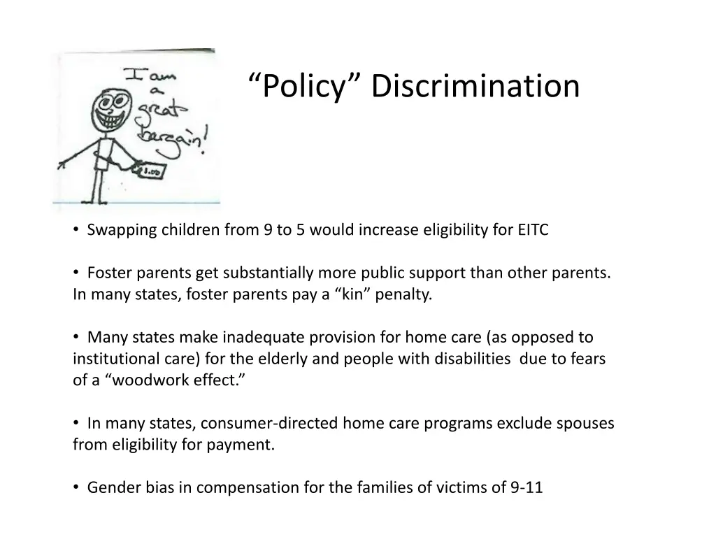policy discrimination
