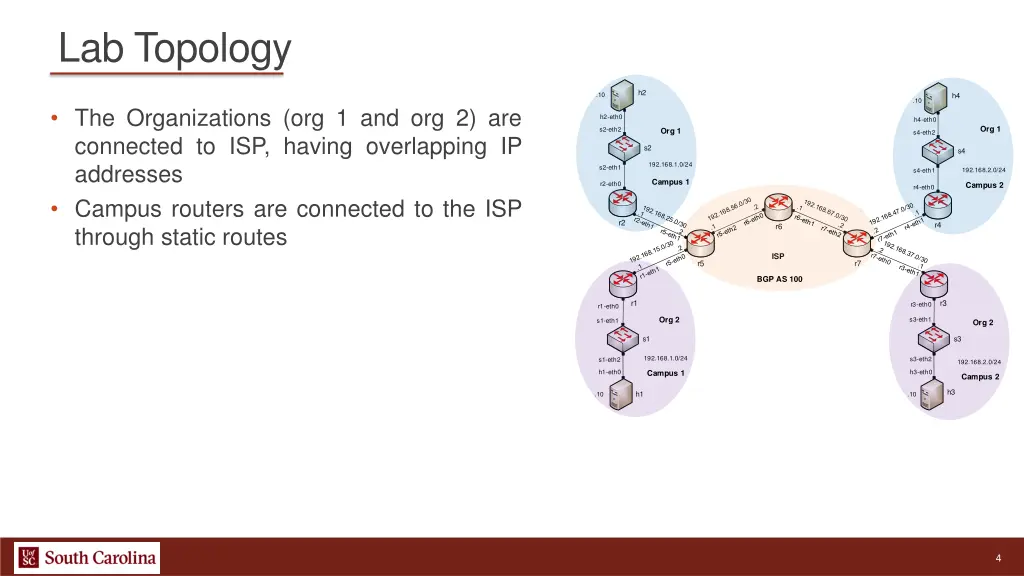 lab topology