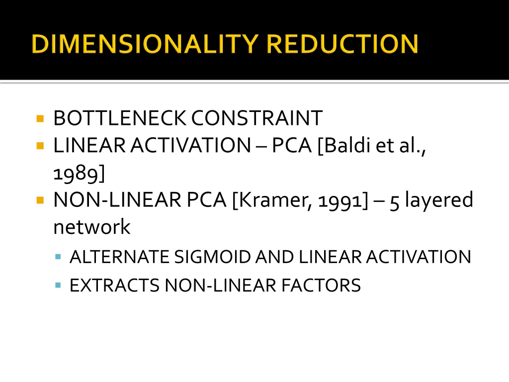 bottleneck constraint linear activation