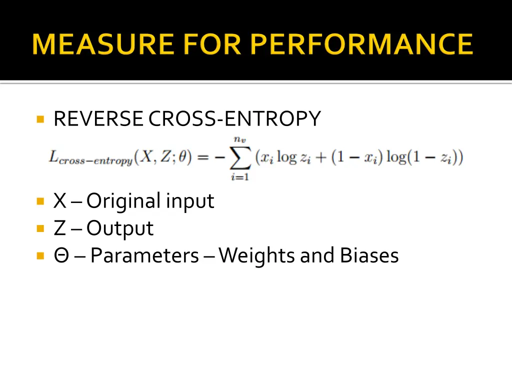 reverse cross entropy