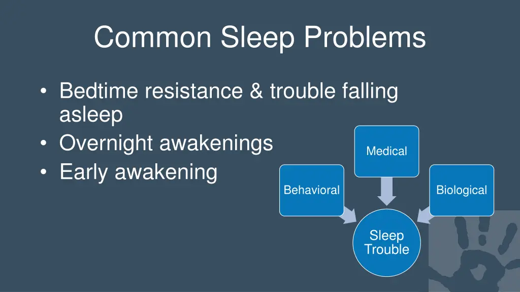 common sleep problems