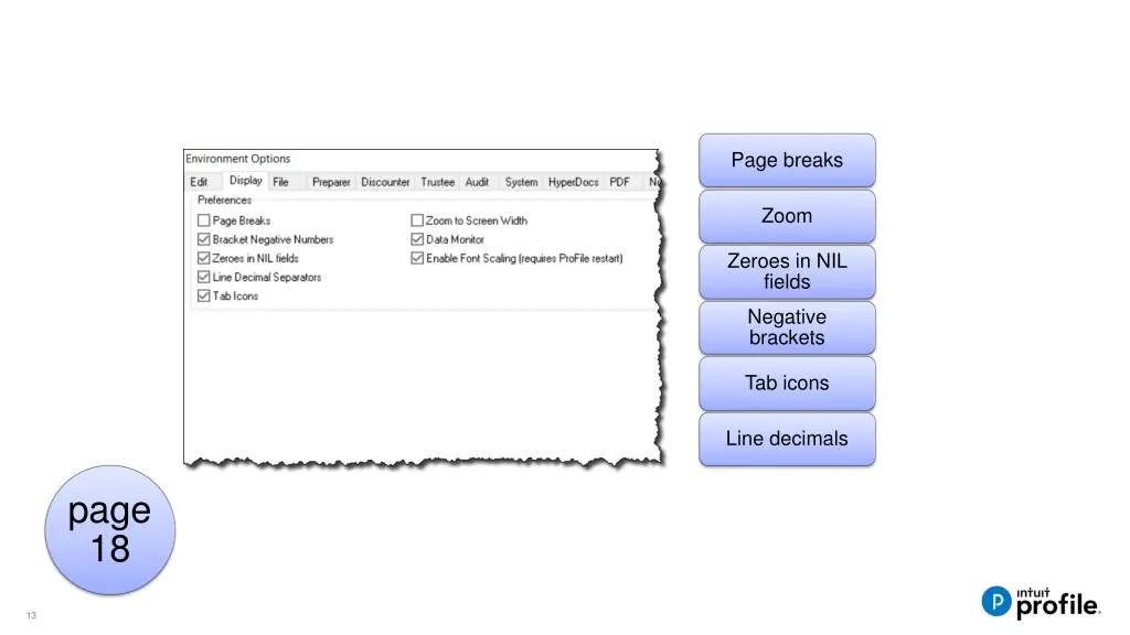 page breaks