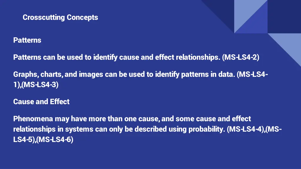 crosscutting concepts 1