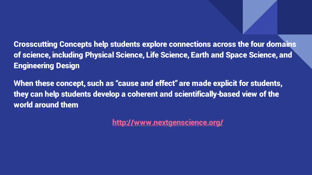 crosscutting concepts help students explore