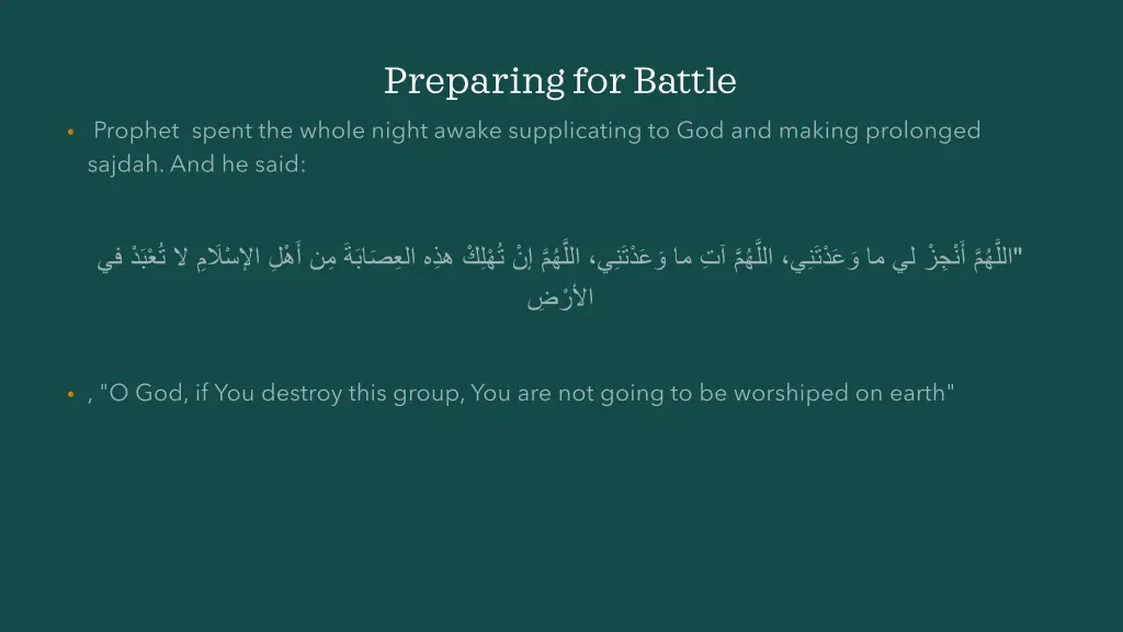 preparing for battle 18