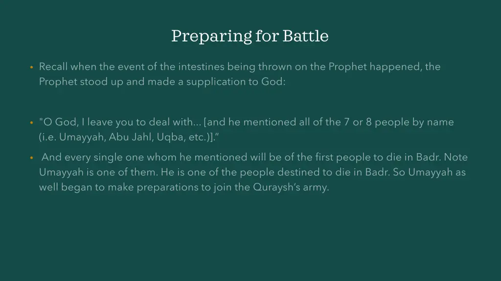 preparing for battle 4