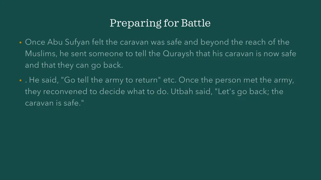 preparing for battle 7