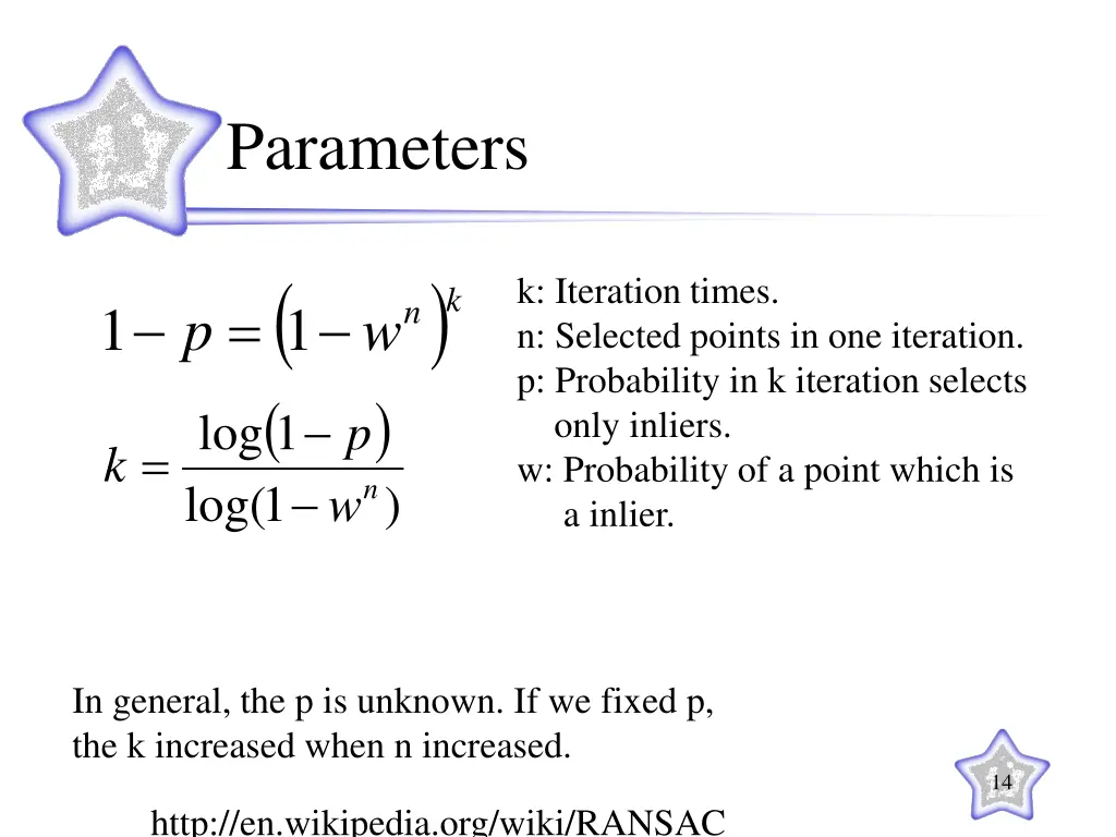 parameters