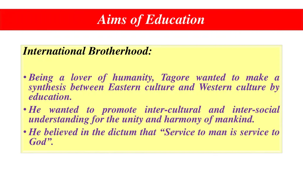aims of education 1