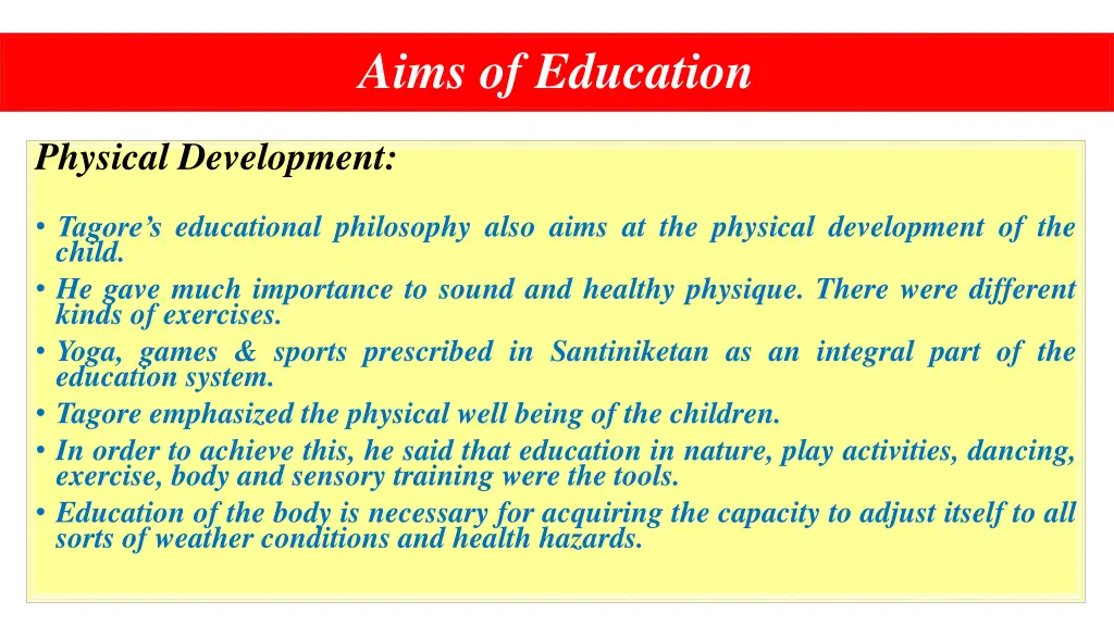 aims of education 3