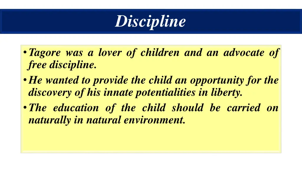 discipline 1