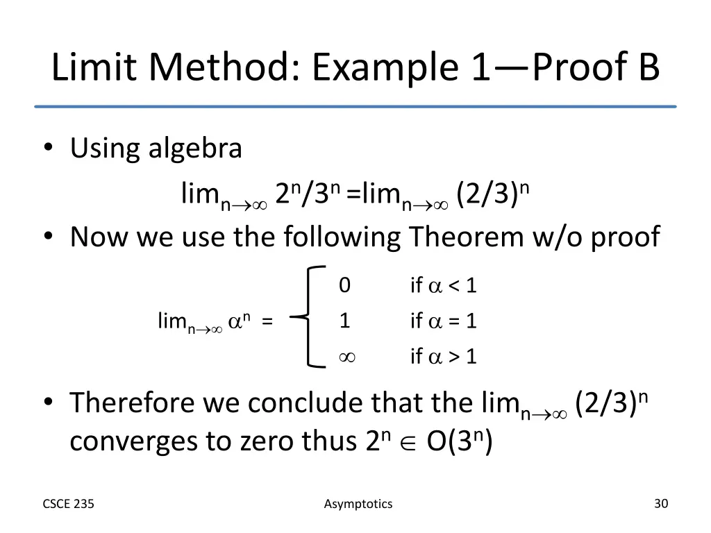 limit method example 1 proof b