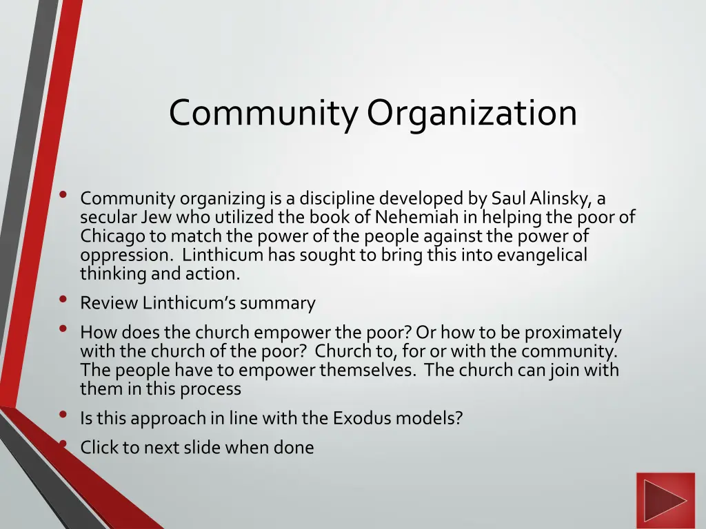 community organization