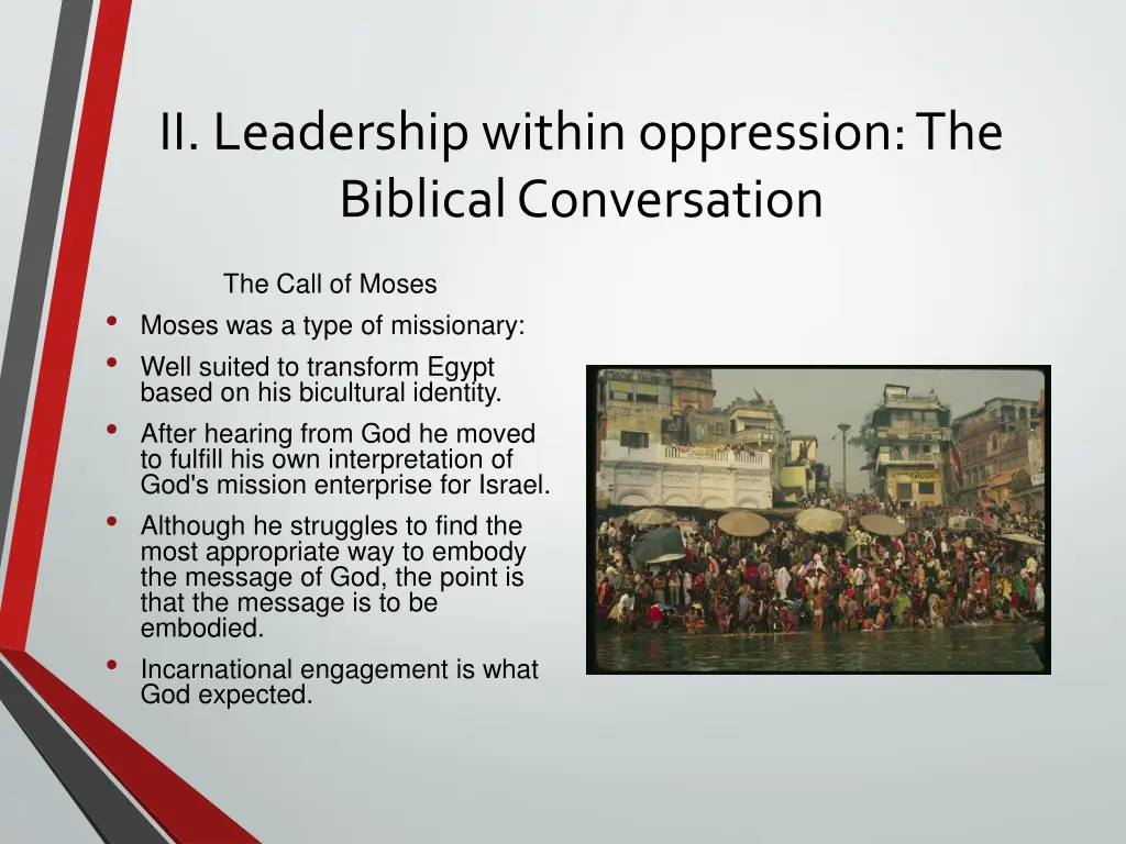 ii leadership within oppression the biblical