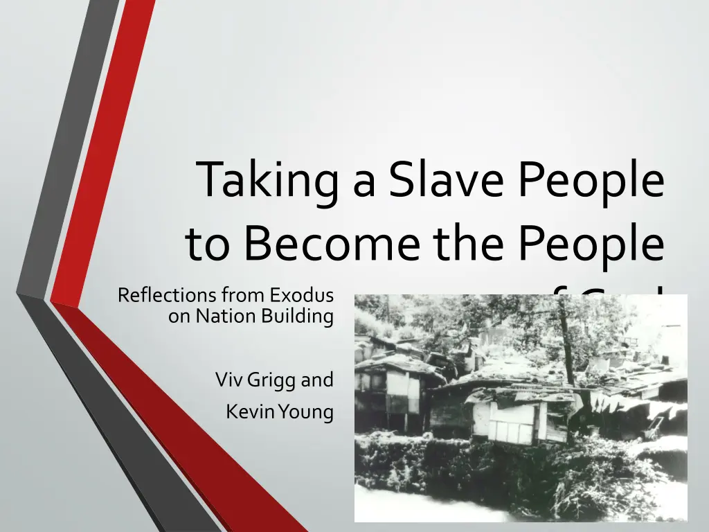 taking a slave people to become the people
