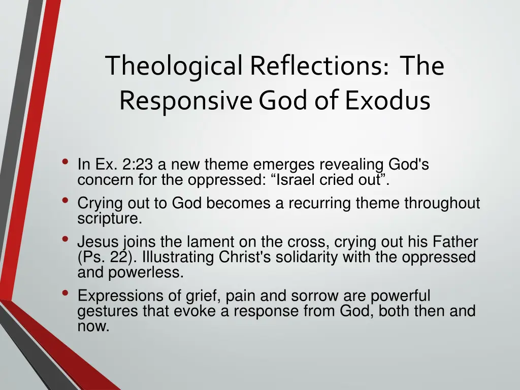 theological reflections the responsive