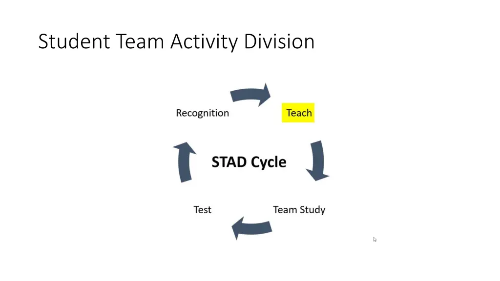 student team activity division