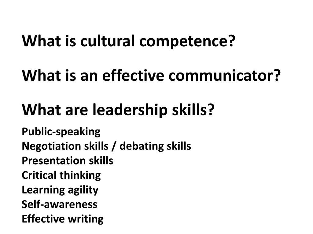 what is cultural competence