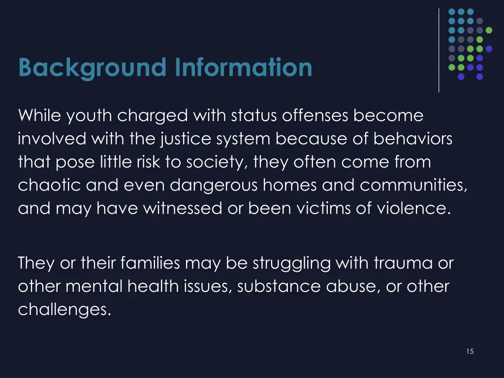 background information 2