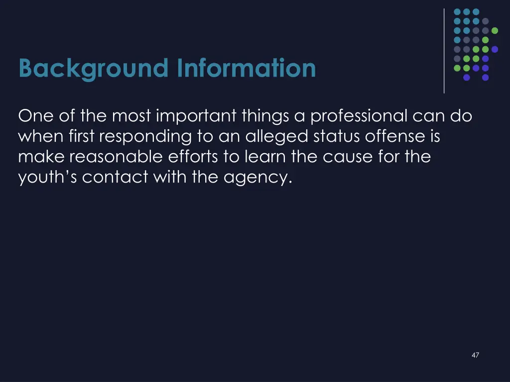 background information 6