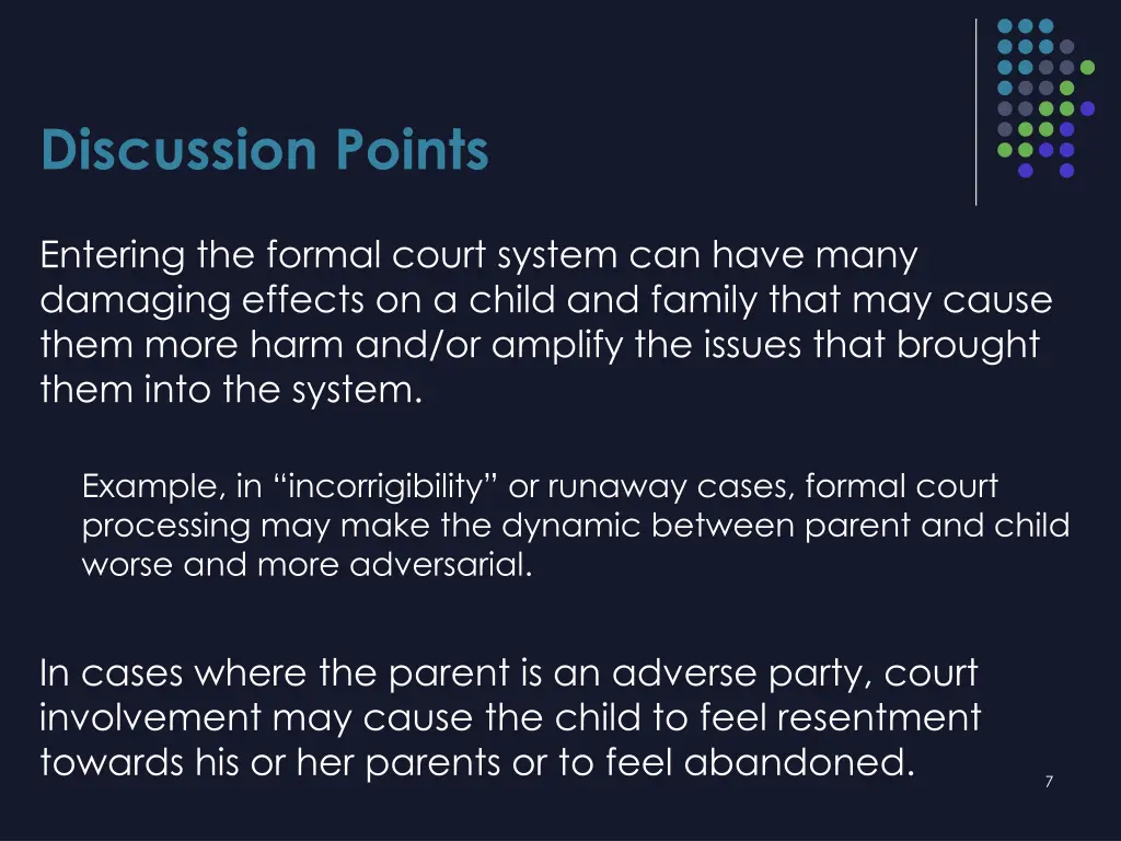 discussion points 1