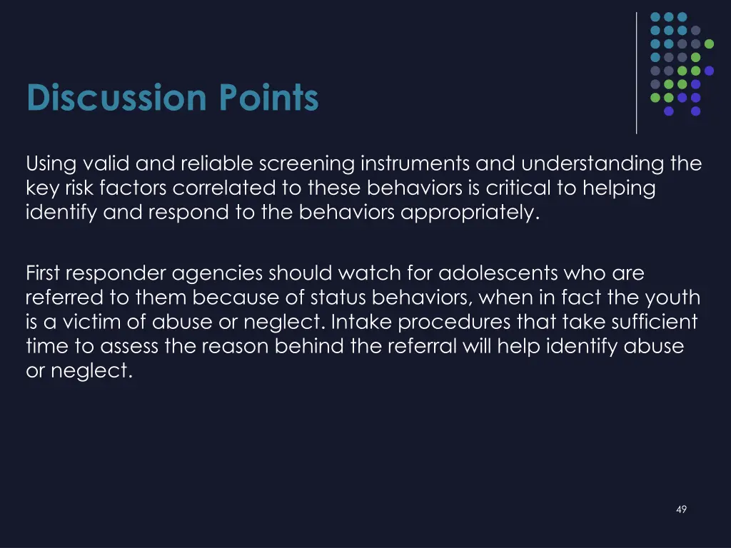 discussion points 11