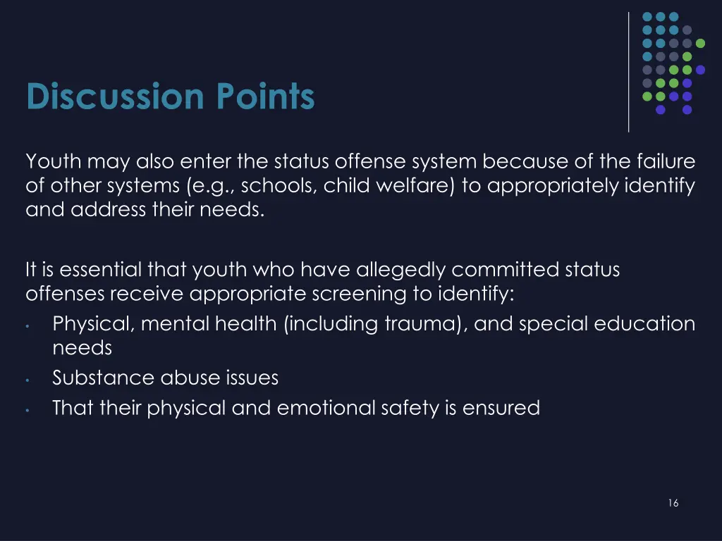 discussion points 3