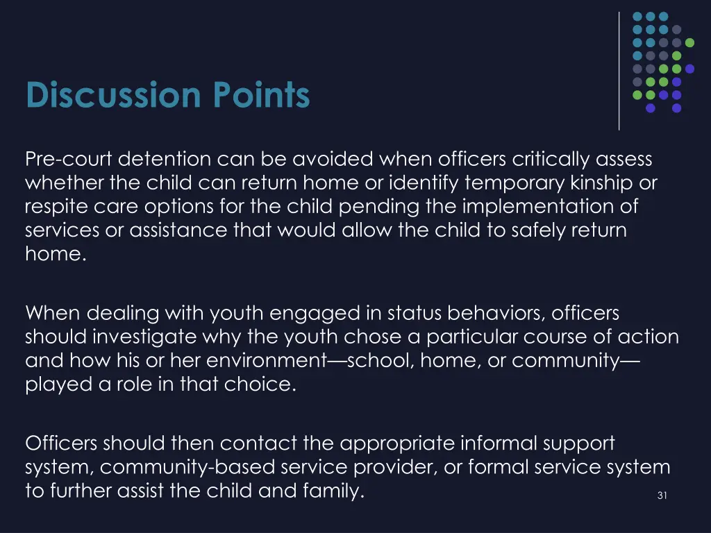 discussion points 6