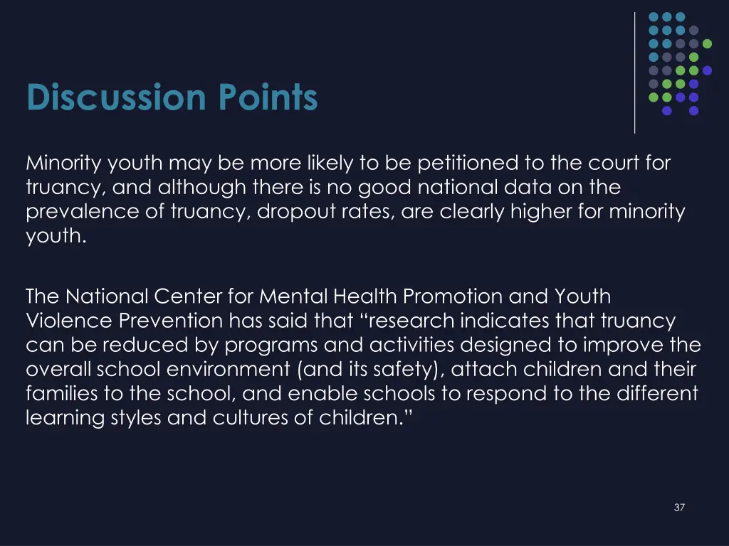 discussion points 8