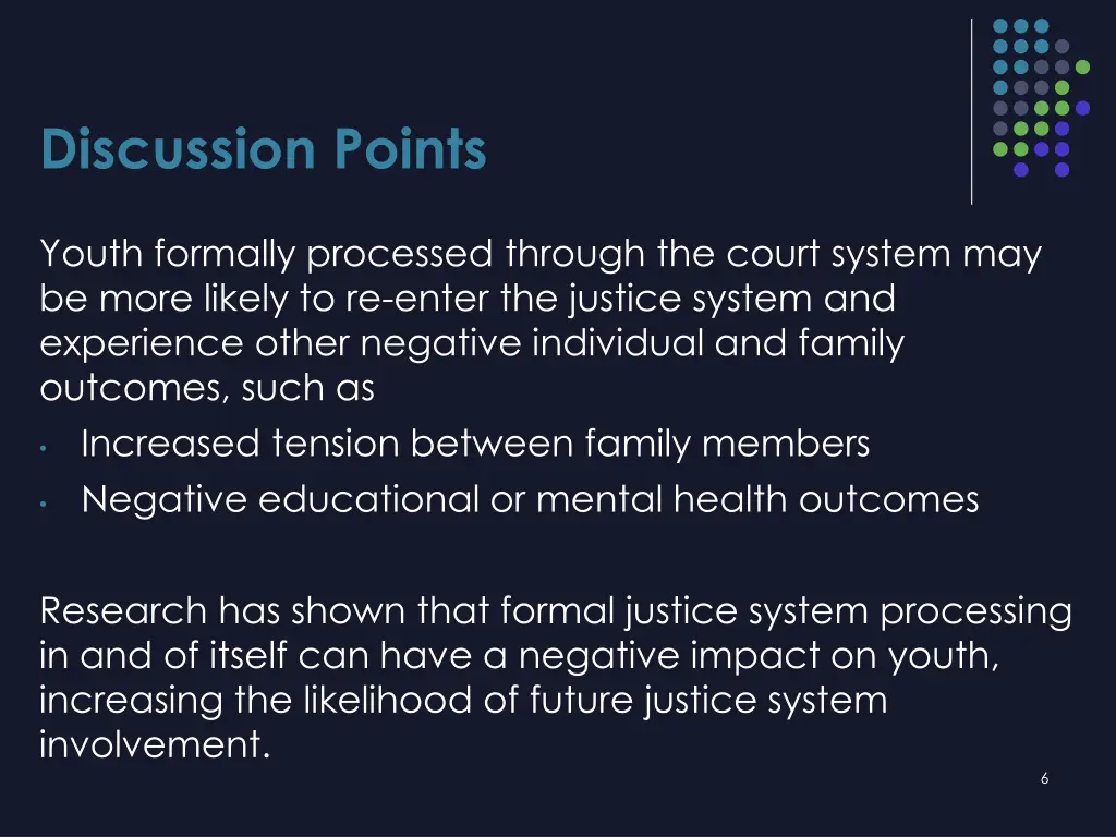 discussion points