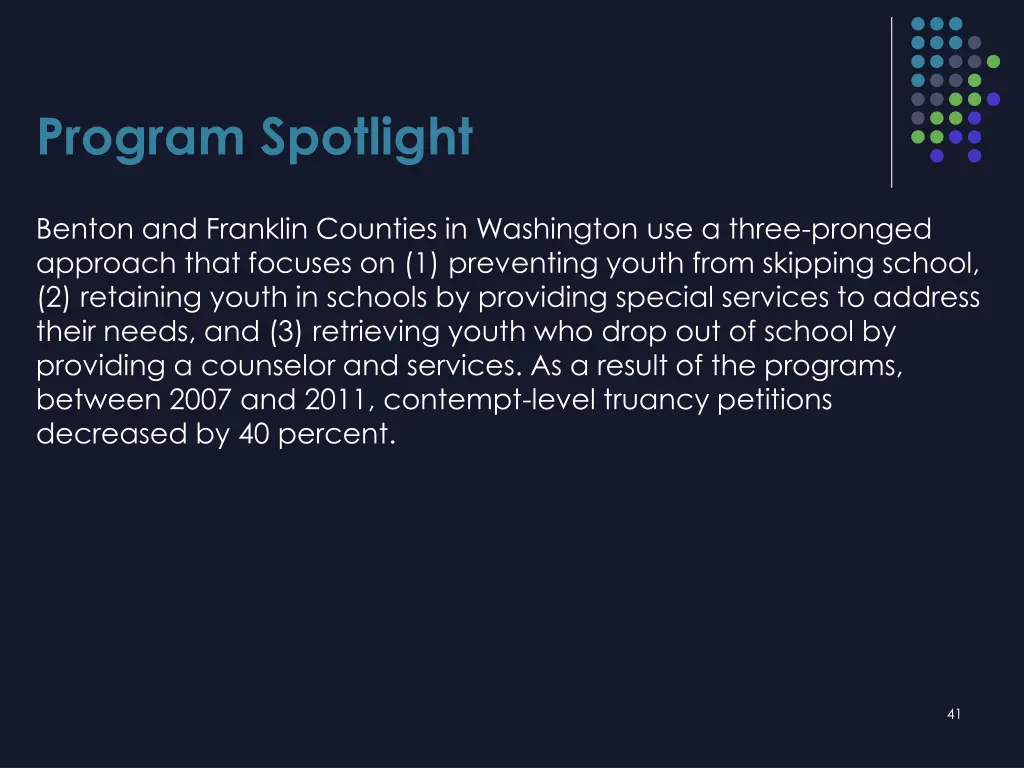 program spotlight 1