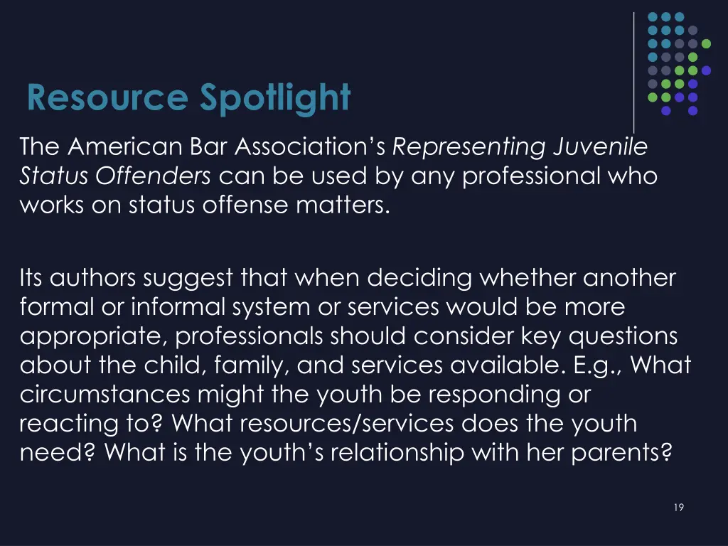 resource spotlight