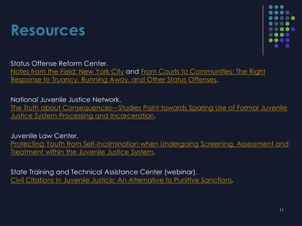 resources