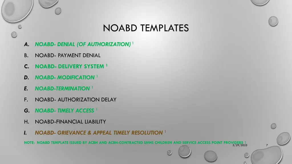 noabd templates