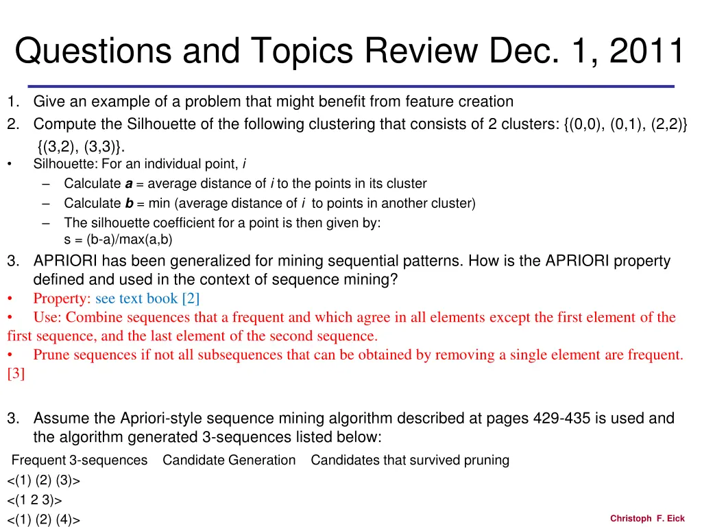 questions and topics review dec 1 2011 1