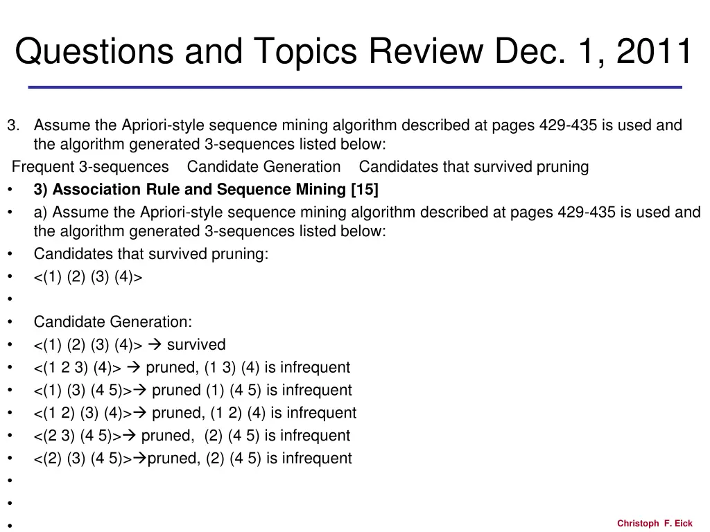 questions and topics review dec 1 2011 2