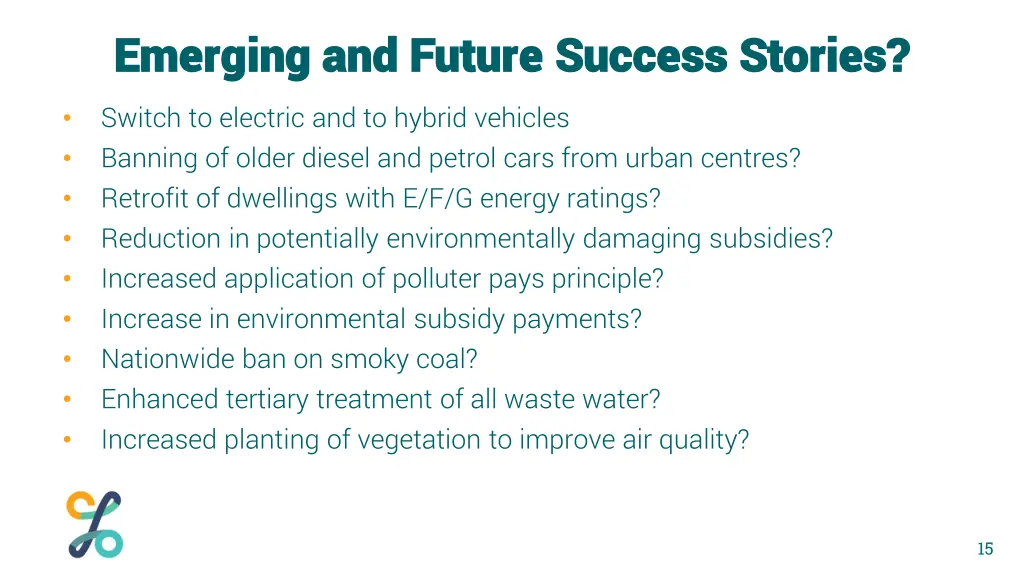 emerging and future success stories emerging