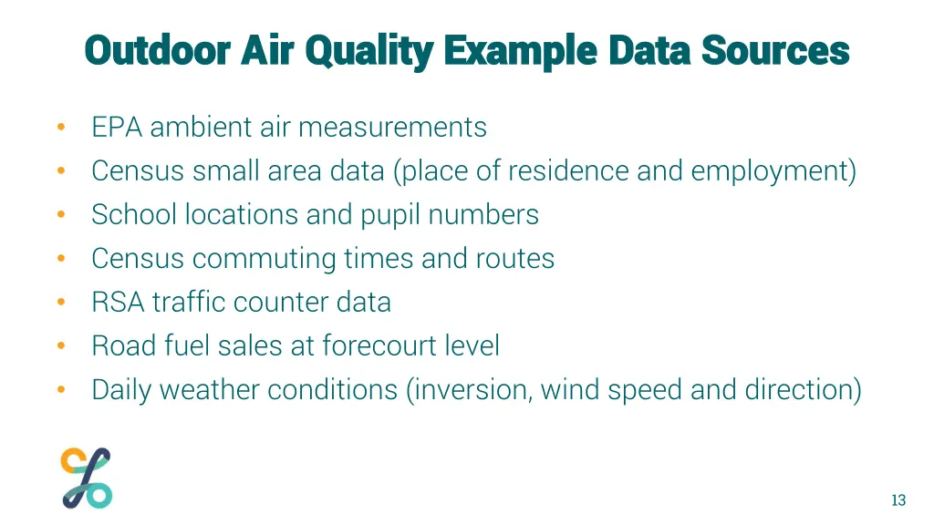 outdoor air quality example data sources outdoor