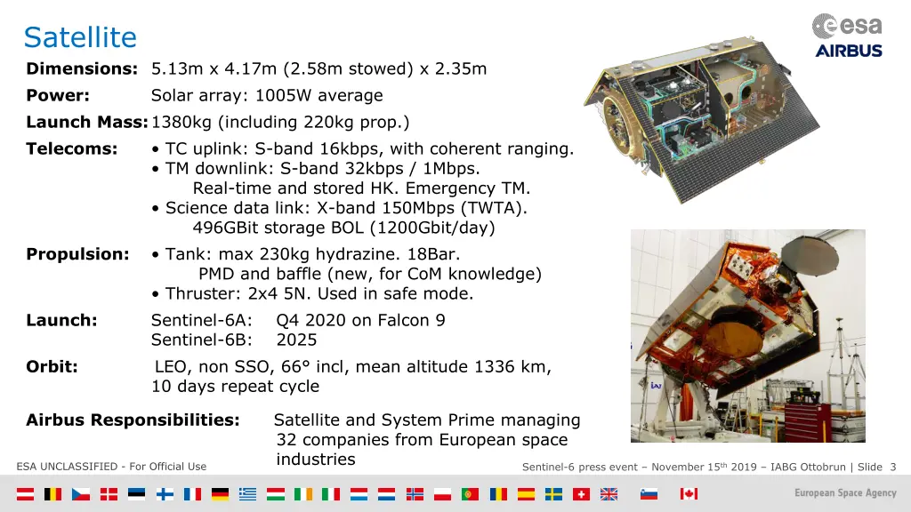 satellite dimensions 5 13m x 4 17m 2 58m stowed