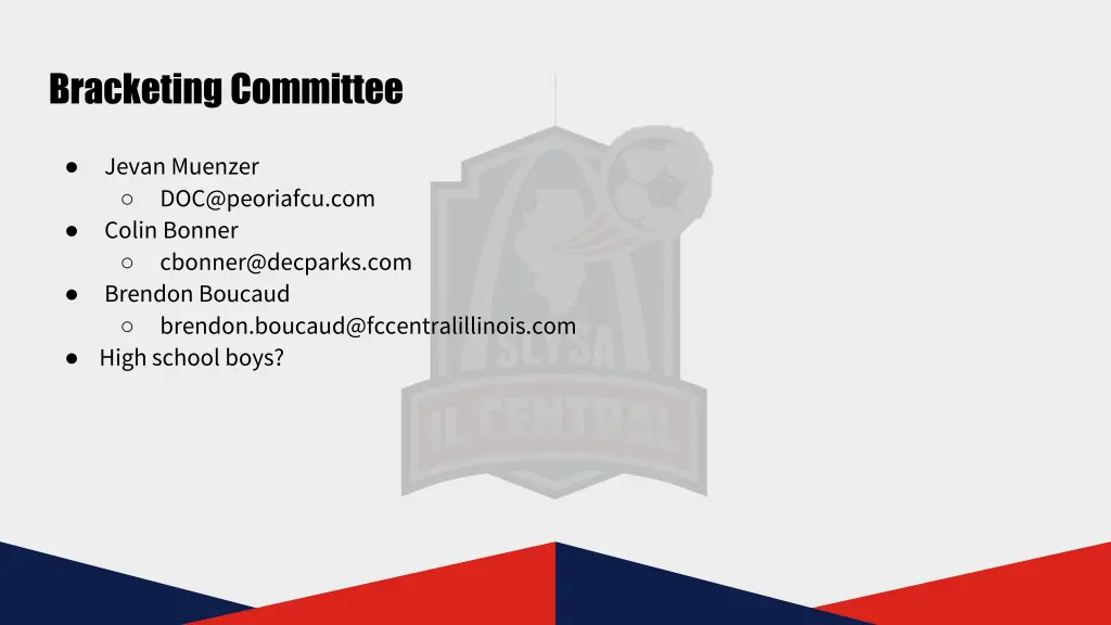 bracketing committee