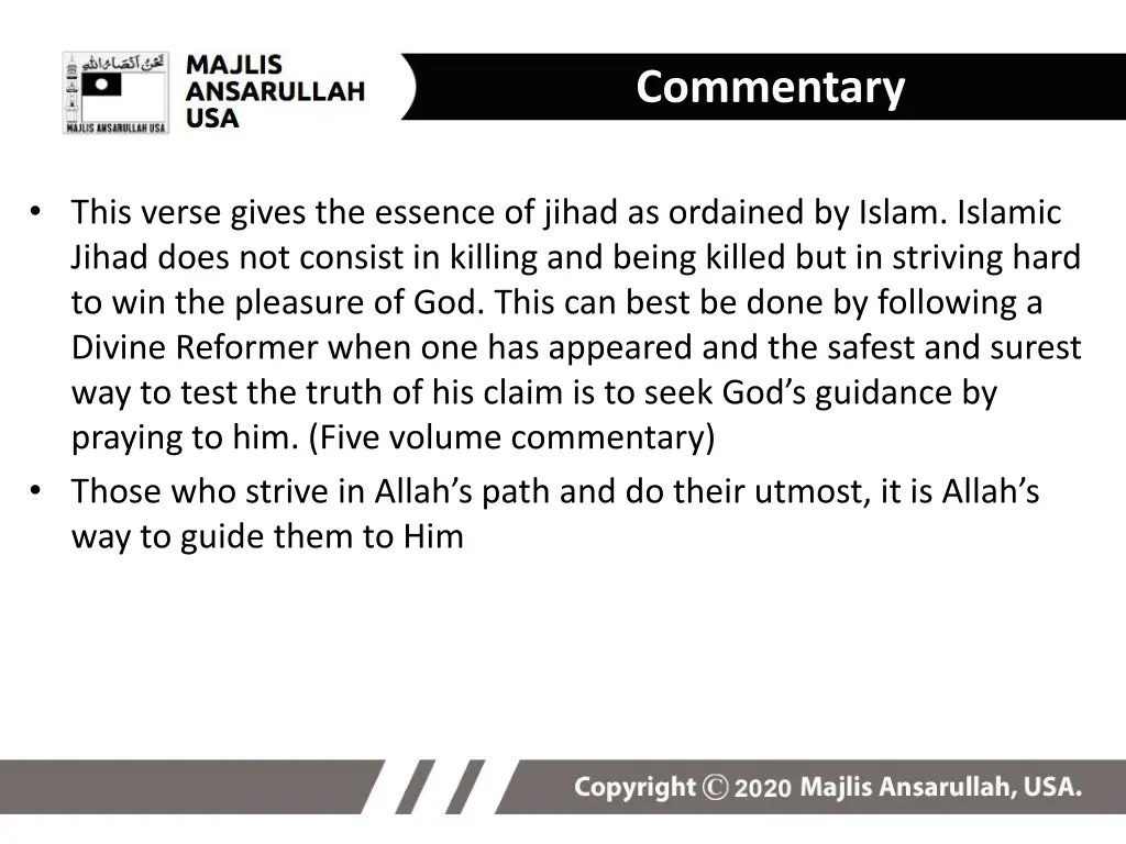 commentary