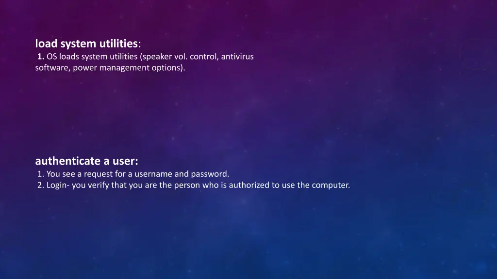 load system utilities 1 os loads system utilities