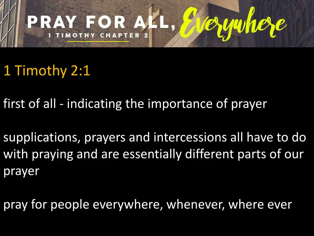 1 timothy 2 1