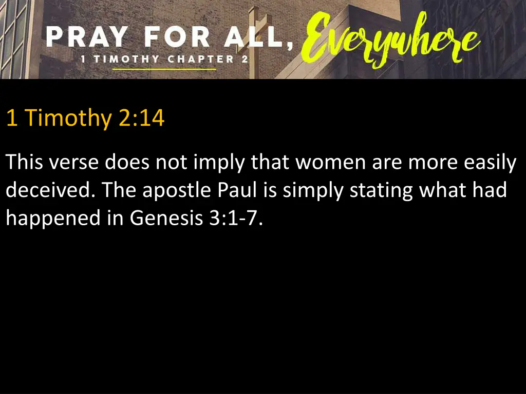 1 timothy 2 14