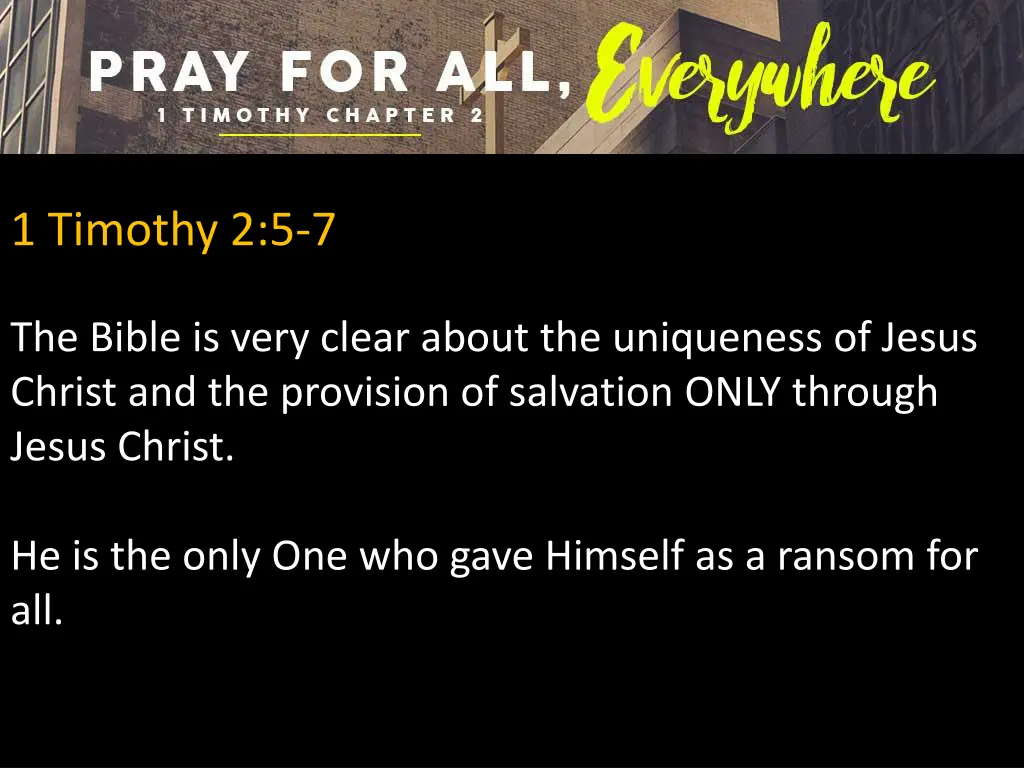 1 timothy 2 5 7