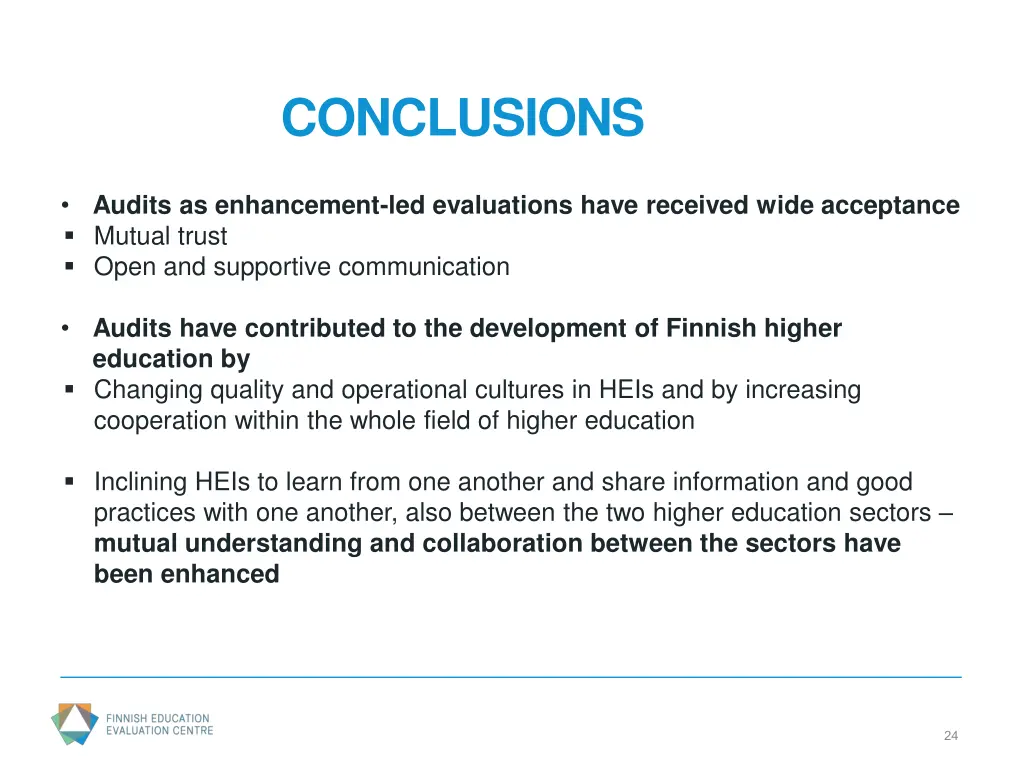 conclusions