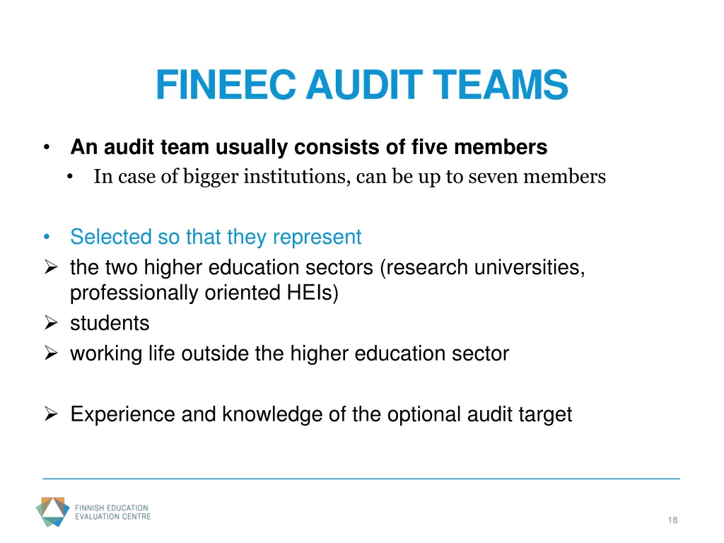 fineec audit teams