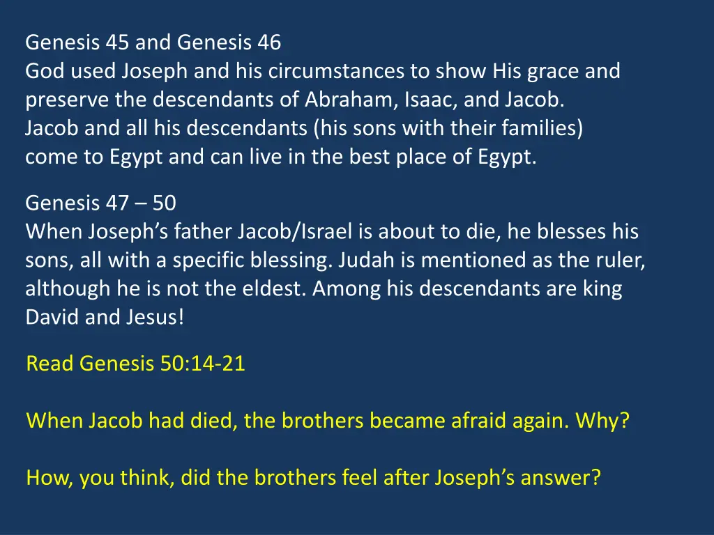 genesis 47 50 when joseph s father jacob israel